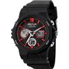 Sector Orologio Uomo SECTOR EX-40 R3251238001 Silicone Nero Chrono Alarm Dual Time