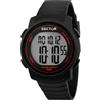Sector Orologio Uomo SECTOR EX-31 R3251543001 Silicone Nero Chrono Alarm Contapassi