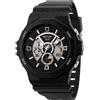 Sector Orologio Uomo SECTOR EX-41 R3251237001 Silicone Nero Chrono Alarm Dual Time