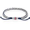 Tommy Hilfiger Bracciale Uomo TOMMY HILFIGER BRAIDED 2790511 Acciaio Inossidabile Tessuto Blu