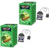 LONDON F&H COMPANY London Fruit® | Infuso Mela e Cannella Senza Caffeina | Tisana Frutta e Spezie con Mela e Cannella - 2 x 20 Bustine (80 Gr)