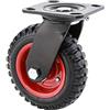 Steelex D2578 fisso Heavy Duty Industrial Wheel, 6 - 1/10,2 cm, nero, D2580