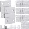 Therwen Kit di 40 ganci per quadri, resistenti, staffe di montaggio a parete per specchi, clip a Z, accessori per appendere specchi, supporti in alluminio (5,1 cm)