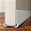 Oppingster 93cm Bianco Paraspifferi per Porte, Paraspifferi Sottoporta, Paraspifferi Porta Blindata, per Porte da 3,5 a 5,5 cm di Spessore e Spazio Inferiore da 0,3 a 2,6 cm