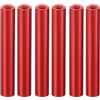 PATIKIL 6pz Distanziali Alluminio M3 Distanziali Metallici M3 Alluminio 3mm ID x 6mm OD x 40mm L Distanziali Filettati per Viti Standoff Rotondi per Auto Rc Droni Schede Madri Rosso