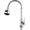 Wenrou Rubinetto Lavello, Rubinetto Da Cucina, Rubinetto Da Cucina Girevole a 360°, Rubinetto Per Lavabo e Lavello Da Cucina, Miscelatore Monocomando Da Cucina, 2 Tipi Di Getto (Solo Acqua Fredda)