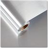 CRE8TIVE Carta da Parati in Acciaio Inox Argento 30cm x 900cm Carta Adesiva Autoadesiva per Cucina Rivestimento in Vinile per Paraspruzzi per Cucina Adesivi per Frigorifero Carta da Parati per Forno