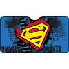 Tataway Parasole anteriore auto Superman 130x70 cm - Protezione solare parabrezza con stampa supereroe DC Comics | Uomo d'Acciaio rosso, blu e giallo