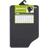 CORA 000134002 Coppia Tappeti Anteriori Rubberfit Fit-2, Nero