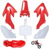 Lucky Seven Kit di plastica CRF50 rosso e bianco, kit parafango in plastica XR50, Crf50, compatibile con Honda