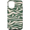 Disney Custodia per iPhone 15 Disney Paperino Retro Vintage Heads and Waves Pattern