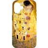 RelaxArtWorld Custodia per iPhone 16 Il bacio di Gustav Klimt (1908)