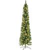 XMAS Albero di Natale Peak Tree Slim con 190 led - Altezza 210 cm.