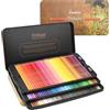 MARCO - Matite a Olio per Pittura per Adulti, Set di 120 Colori, Matite in Legno in Scatola d'Acciaio, Adatte per Appassionati d'Arte e Pittori Professionisti