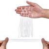 NBEADS 100 pz Elastici Trasparenti Grandi, Cinghie di Rilegatura Resistenti Da 5mm di Larghezza In TPU, Elastiche per Libri Fotocamere Articoli per Ufficio Casa Fissaggio, 40cm