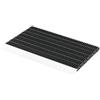 Astra Zerbino per esterni Super Brush - tappetino per porte in alluminio - tappetino interno in alluminio antisporco - estremamente resistente - antiscivolo - sostenibile - 40x60cm, nero