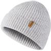 ACUSHLA Berretto invernale in 100% lana merino, unisex, lavorato a maglia, per il freddo, Bianco e grigio., XL/XXL