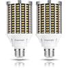 DragonLight Lampadine LED 30W super luminose (equivalente 250W) - Lampadine LED con attacco E27 - Bianco caldo 3000K 3600lumen per illuminazione di grandi superfici [Confezione doppio valore]