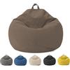 BOYIFEIJIE Sacco Seduto per Bambini e Adulti, Coprimaterasso Sacco Seduto Senza Riempimento, con Cerniera, per Adulti e Bambini, 100 x 120 cm Poltrona Sacco per Camera da Letto, Ufficio, Soggiorno, Terrazza