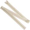 Aerzetix - Set di 8 Cerniere Lampo a Spirale N°5 100cm separabili con cursore | in Metallo Nylon Poliestere | Colore Beige Chiaro