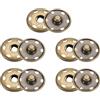 QUARKZMAN 5 Set Bottoni Automatici da Cucire 23mm Bottoni Automatici a Pressione Metallo per Chiusura Borse, Vestiti, Cucito Artigianale, Bronzo