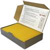 Ubswax Set di 10 Candele di Cera d'api da 20 x 12 cm, Candele Naturali Fai da Te per Bambini, ecologiche per la casa e la Scuola (Giallo)