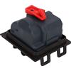 Akozon Motore del Tappo del Serbatoio del Carburante, 0008207703 Motorino di Bloccaggio Sportello Carburante Sostituzione Nera per Classe A W176