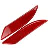 Kacepar Riflettore paraurti posteriore, 1 paio di riflettori per paraurti posteriore, riflettore per luce compatibile con Ford Fiesta 2009-2012, rosso 8A69515B0AB 8A69515C0AB