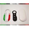 Car Passion Cover Chiave Guscio + Tasti TASTINI in Gomma COMPATIBILE CON Fiat 500 Grande Punto Evo Bravo Panda 500L Lancia Y YPSILON MUSA Delta SCOCCA Telecomando Tricolore Italia + Video Tutorial Montaggio
