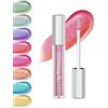 Lestpola Rossetto liquido, rosa multicrome metallizzato, resistente all'acqua, lucidalabbra High Shine Volume Gloss, olografico Not-Sticky Lipstick Iridescent Makeup per donne Natale-04