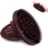 Foonary 2 spazzole massaggianti corpo - Rivet Design Gua Sha spazzola Meridiana con setole lisce per rilassamento tutto il corpo, fissaggio a 4 rivete durevole, Body Gua Sha strumento per la famiglia