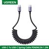 UGREEN cavo a molla per auto da tipo C a tipo C PD60W ricarica rapida per Apple Samsung huawei xiaomi iPhone 15 caricatore per cavo dati USB C
