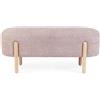 Andrea Bizzotto Panca con piedini Dayla Rosa Canyon 108x48 cm