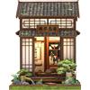 Does not apply Book Nook Kit - Japanese Book Nook, Set Creativo per Casa Delle Bambole, Il Rega
