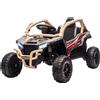 AIYAPLAY Macchina per Bambini Elettrica 12V KAWASAKI con Telecomando Giallo