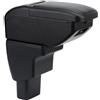 OYHCM Auto Braccioli Compatible with Hyundai I10 2011-2019 Braccioli Poggiabraccio con Vano Portaoggetti Console Centrale Sostituzione