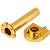 Terisass sr50 comando gas rapido con filo + Moto 7/822mm Manubrio Acceleratore Torsione Acceleratore, Manopole Acceleratore Tubo Gas Universale per Moto Scooter Dirt Bike(oro)