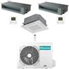Hisense Climatizzatore Condizionatore Hisense Canalizzabile più Cassetta R32 Trial Split Inverter 9000 + 9000 + 9000 BTU con U.E. 3AMW72U4RJC Classe A++/A+
