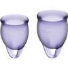 Satisfyer - Coppetta per mestruazioni da 15 ml e 20 ml in un set 2 St