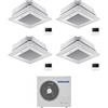 Samsung CONDIZIONATORE SAMSUNG QUADRI SPLIT CASSETTA A 4 VIE MINI WINDFREE 9000+12000+12000+18000 BTU INVERTER AJ100TXJ5KG/EU A++
