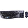 Logitech Tastiera QWERTY Inglese (US) MK120 wired mouse and keyboard kit with preapplied layout stickers - refurbished