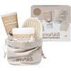Morbidì Dolce Mandorlatte Kit Regalo Con Bagnodoccia, Scrub, Spugna Scrub E Beauty 4 Pezzi