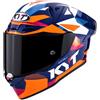 KYT Casco Integrale KYT R1R DIAMOND - (Blue/Orange)