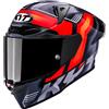 KYT Casco Integrale KYT R1R CARBON ACCELERATOR - (Red)