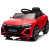 Piston Car Macchina Elettrica per Bambini Audi Q8 Rosso Luci LED e Telecomando