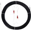 IRSCorp 4.3mm 15M 50ft Fish Tape Cable Puller Cable Rods Kit PET Estrattore di cavi elettrici attraverso il dispositivo di guida del filo della parete Threader Fish Cable Fastener