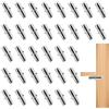 HIKPACKER 120 Pezzi Supporti per Mensole,5 mm Supporto per Mensola | Perni per Mensole Supporto Pioli,Supporti per Ripiani,Supporto Per Ripiano per Mobili Librerie Dispensa Scaffalature Vetrine