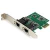 StarTech.com Adattatore Scheda di Rete Ethernet Gigabit PCI express PCIe NIC a 2