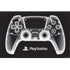 Pyramid: Poster Playstation X-Ray Pad, Non Laminato, Standard, Poster da Parete