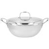 Demeyere Atlantis 7 Tegame con coperchio a doppia parete - 28 cm, 18/10 acciaio inossidabile